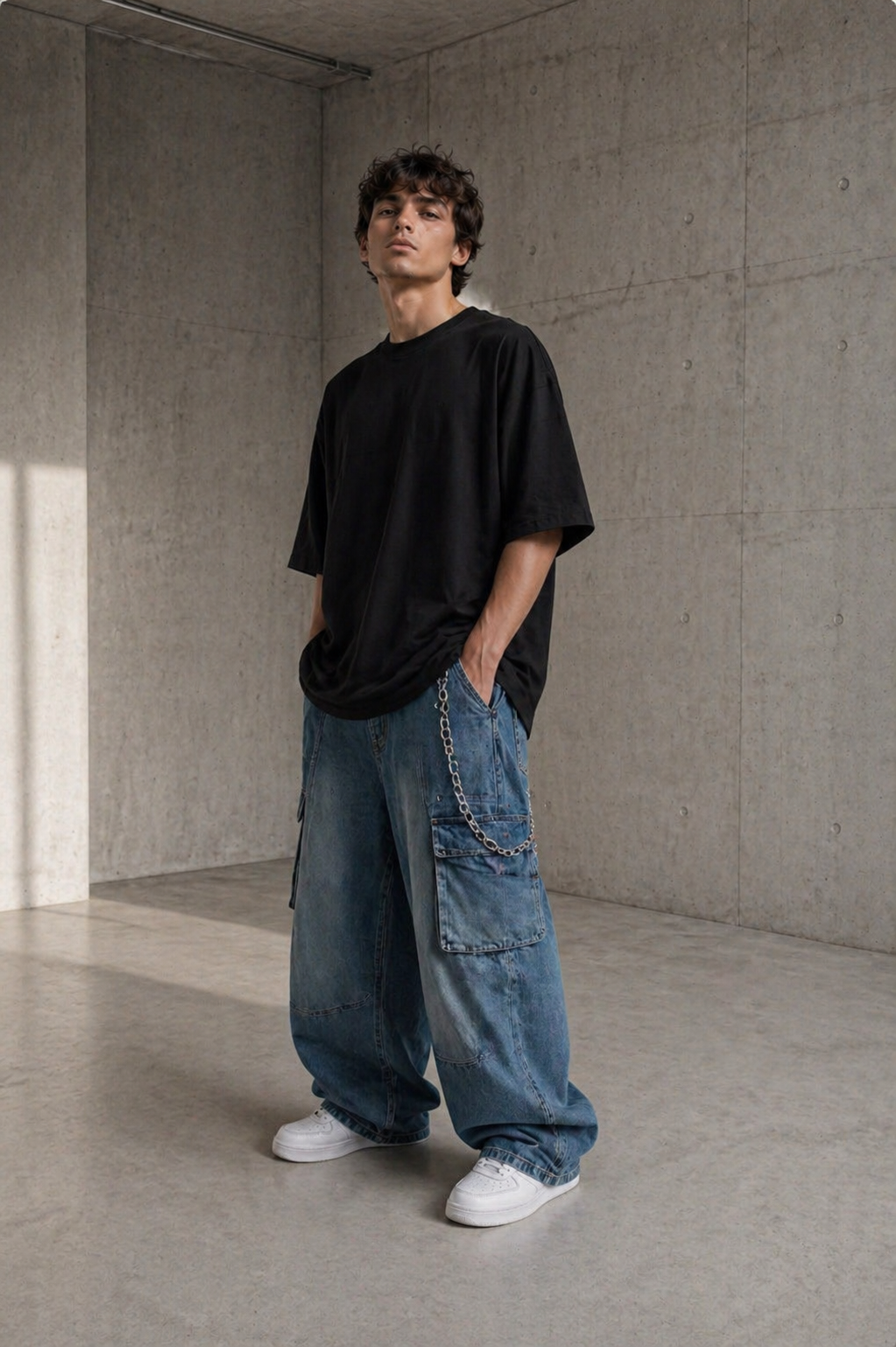 Oversize T-shirt Siyah