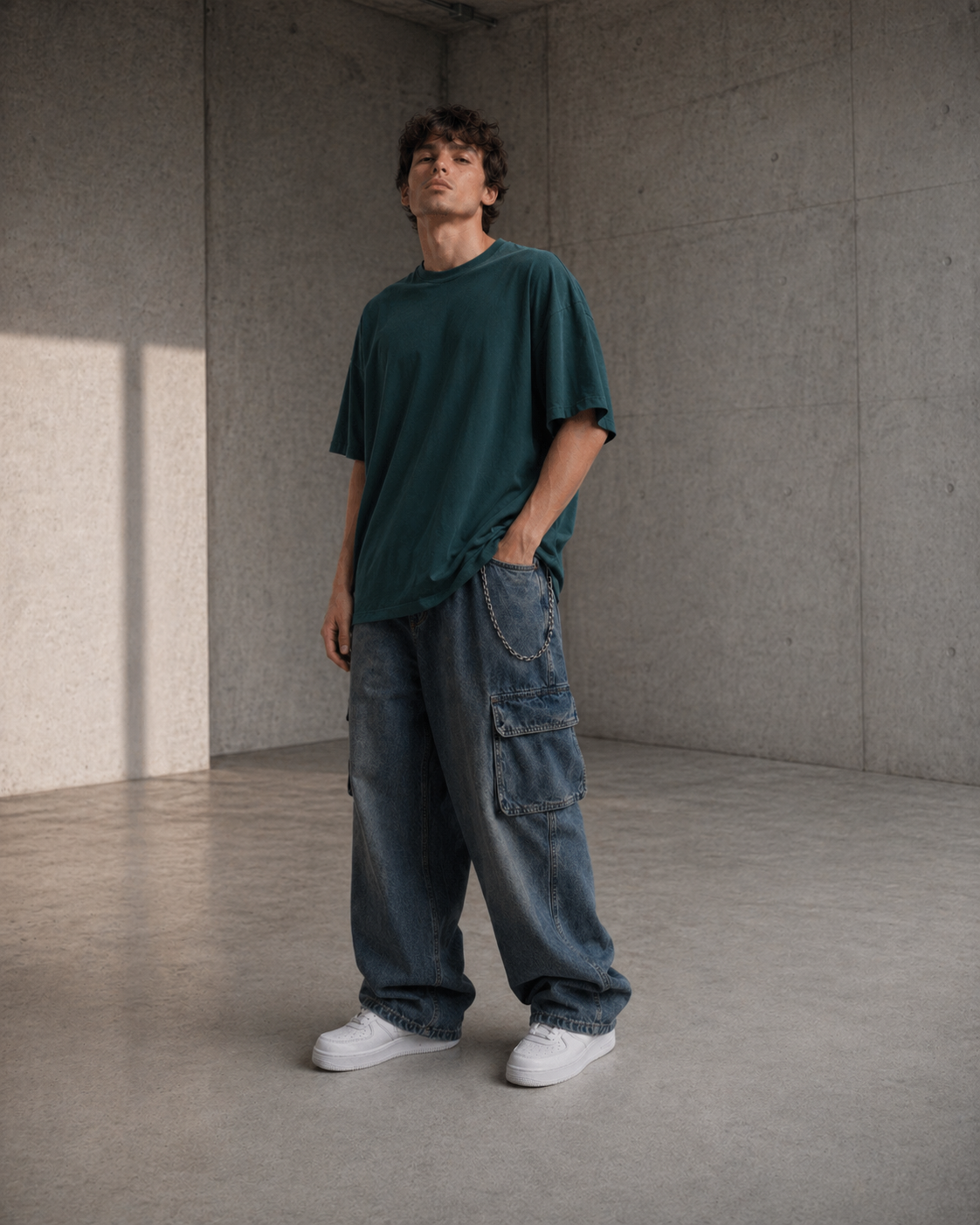 Oversize T-shirt Yeşil