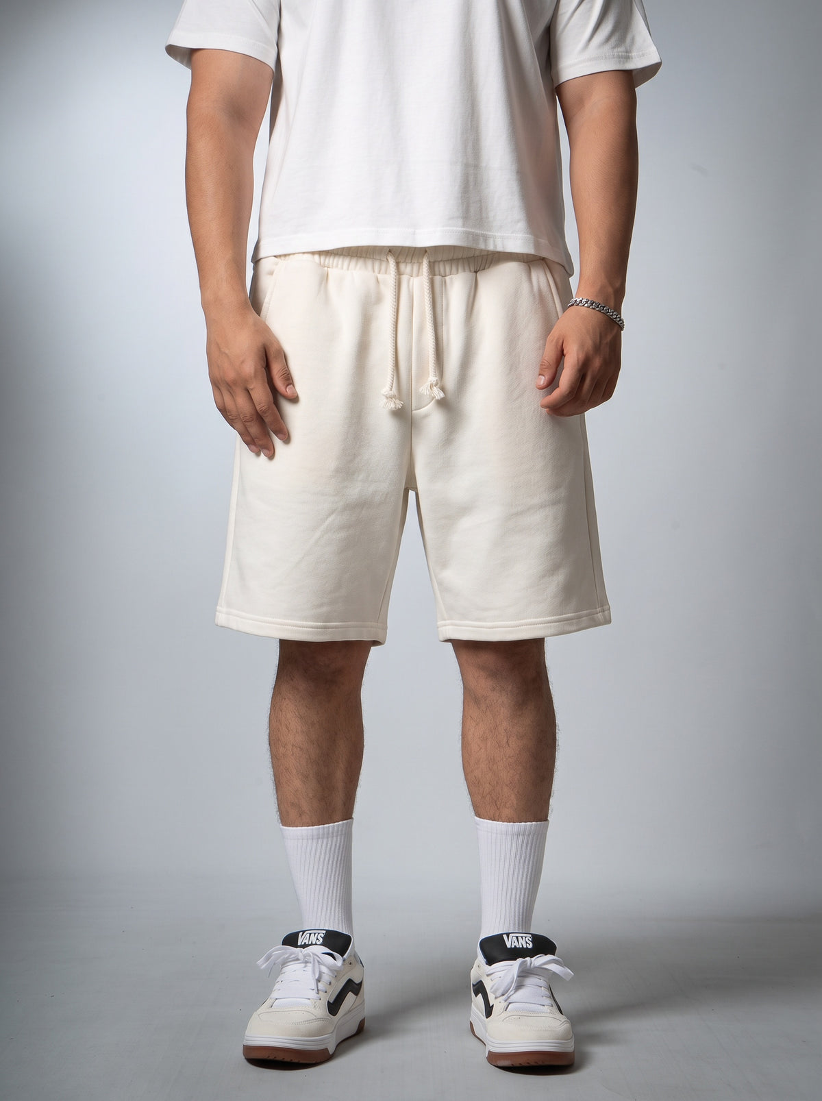 Diagonal Baggy Şort