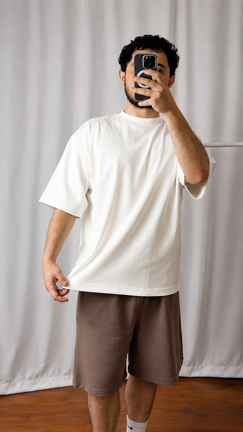Oversize Basic T-shirt Beyaz