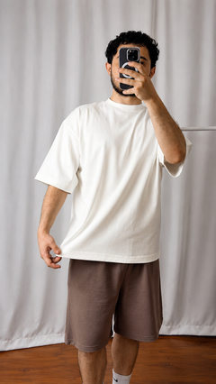 Oversize Basic T-shirt Beyaz