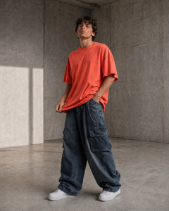 Oversize T-shirt Turuncu