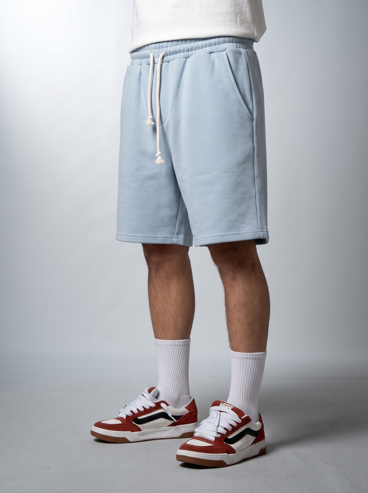 Diagonal Baggy Şort