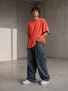 Oversize T-shirt Turuncu