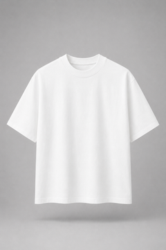 Oversize Basic T-shirt Beyaz