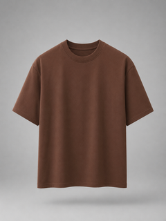 Regular Fit T-shirt Kahve