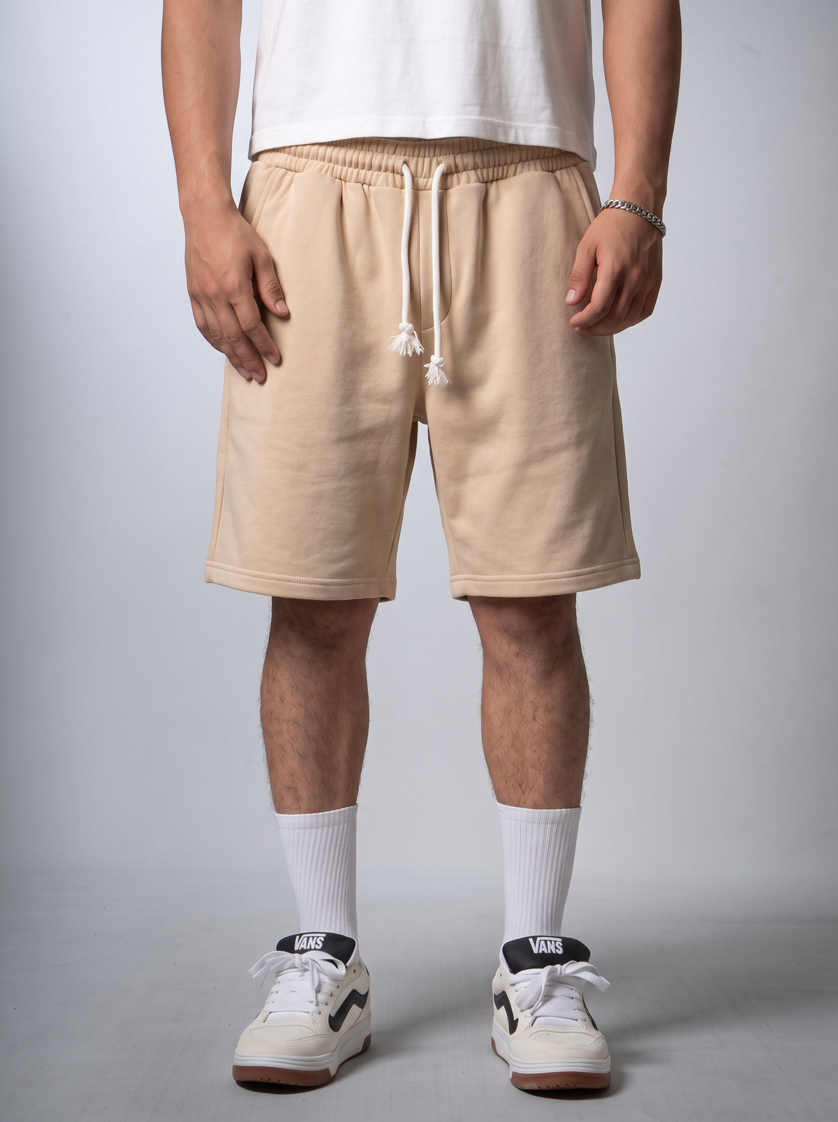 Diagonal Baggy Şort
