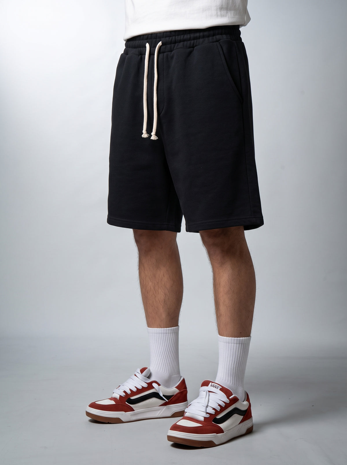Diagonal Baggy Şort