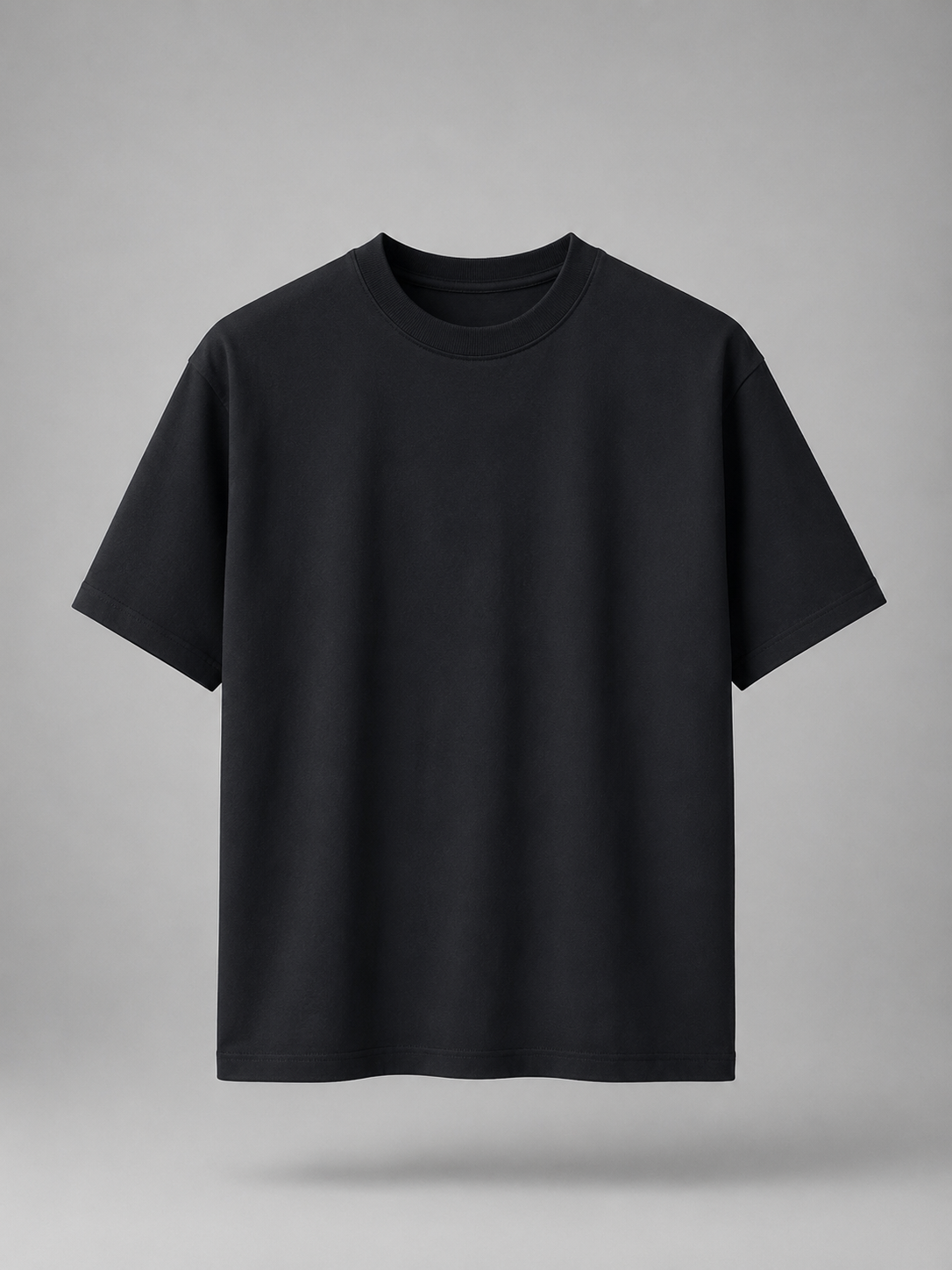 Regular Fit T-shirt Siyah