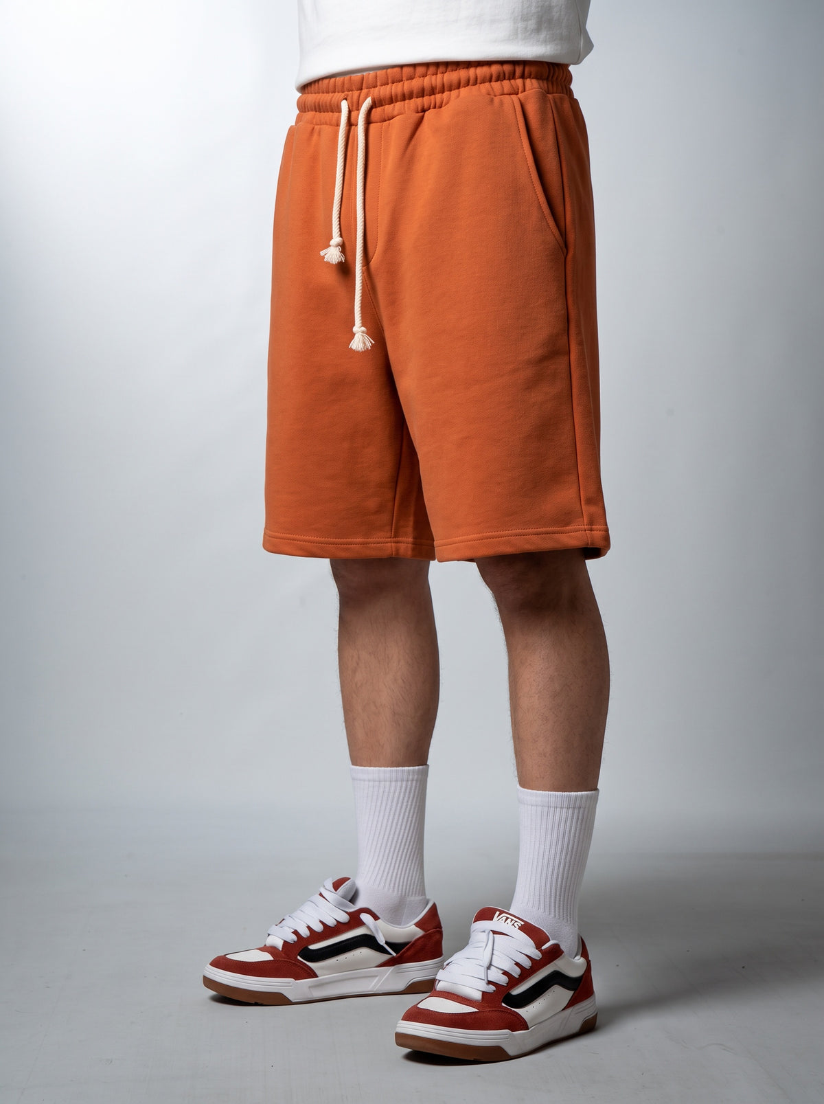 Diagonal Baggy Şort