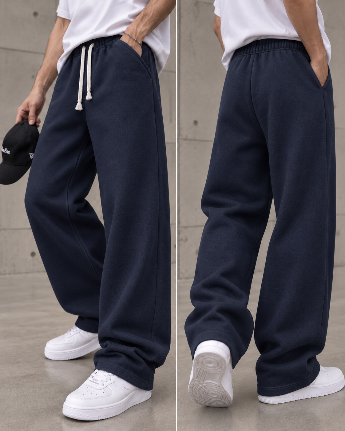 Baggy Jogger Pantolon Lacivert